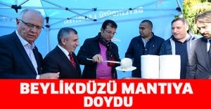 Beylikdüzü mantıya doydu