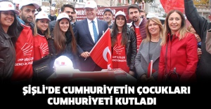 Şişli’de Cumhuriyet’in çocukları, Cumhuriyet’i kutladı