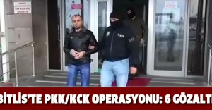 Bitlis’te PKK/KCK operasyonu: 6 gözaltı
