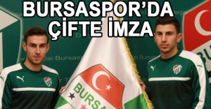 Bursaspor’da çifte imza