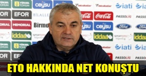Eto’o hakkında net konuştu