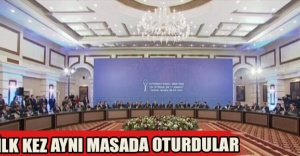 İlk kez aynı masada oturdular