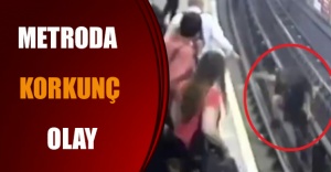 Metroda korkunç olay