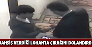 Bahşiş verdiği lokanta çırağını dolandırdı