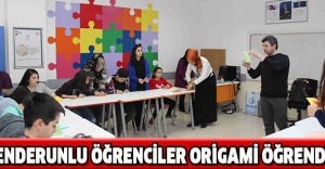 ENDERUNLU ÖĞRENCİLER ORİGAMİ ÖĞRENDİ