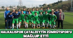 HALKALISPOR ÇATALZEYTİN ZÜMRÜTSPOR'U MAĞLUP ETTİ
