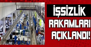 İşsizlik rakamları açıklandı!
