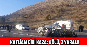 Katliam gibi kaza: 4 ölü, 2 yaralı!