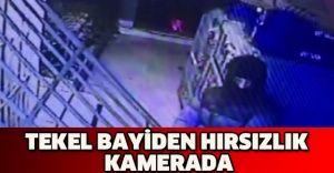 Tekel bayiden hırsızlık kamerada