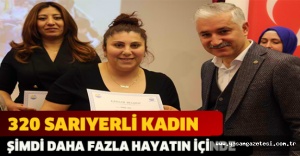 320 Sarıyerli kadın şimdi daha fazla hayatın içinde