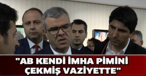 "AB kendi imha pimini çekmiş vaziyette"