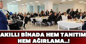 AKILLI BİNADA HEM TANITIM HEM AĞIRLAMA..!
