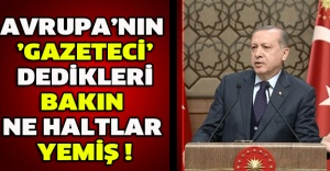 Avrupa’nın ’gazeteci’ dedikleri bakın ne haltlar yemiş !
