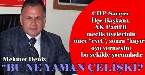 “Bu ne yaman çelişki..!”