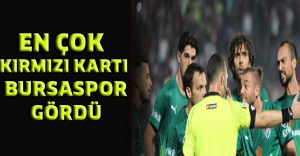 EN ÇOK KIRMIZI KARTI BURSASPOR GÖRDÜ