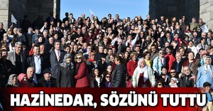 Hazinedar, sözünü tuttu