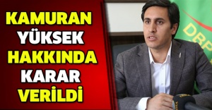 Kamuran Yüksek hakkında karar verildi