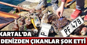 Kartal’da denizden çıkanlar şok etti