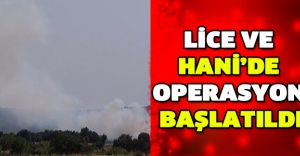 Lice ve Hani’de operasyon başlatıldı