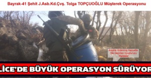 Lice’de büyük operasyon sürüyor
