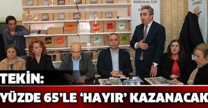 Tekin: Yüzde 65’le ‘Hayır’ kazanacak