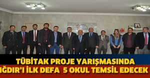 TÜBİTAK PROJE YARIŞMASINDA IĞDIR’I İLK DEFA  5 OKUL TEMSİL EDECEK