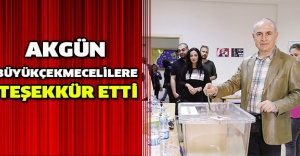 Akgün Büyükçekmecelilere teşekkür etti
