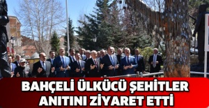 Bahçeli Ülkücü Şehitler Anıtını ziyaret etti
