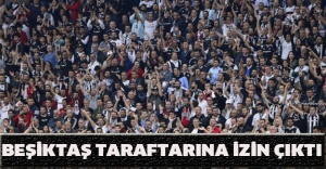 Beşiktaş taraftarına izin çıktı