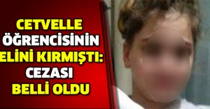 Cetvelle öğrencisinin elini kırmıştı: Cezası belli oldu