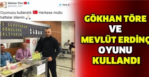 Gökhan Töre ve Mevlüt Erdinç oyunu kullandı