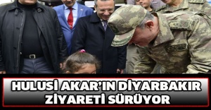 Hulusi Akar’ın Diyarbakır ziyareti sürüyor