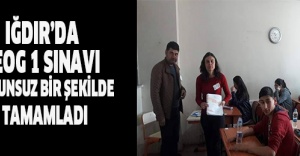 IĞDIR’DA TEOG 1 SINAVI SORUNSUZ BİR ŞEKİLDE TAMAMLADI
