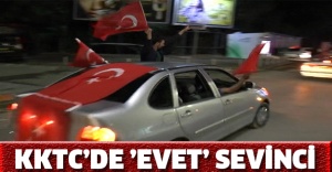 KKTC’de ’evet’ sevinci