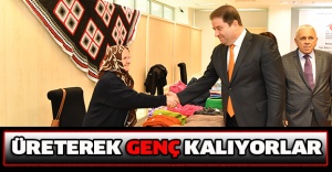 Üreterek genç kalıyorlar
