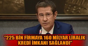 "225 BİN FİRMAYA 160 MİLYAR LİRALIK KREDİ İMKANI SAĞLANDI"