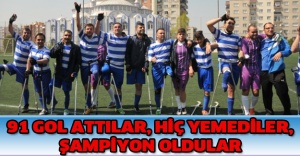 91 gol attılar, hiç yemediler, şampiyon oldular