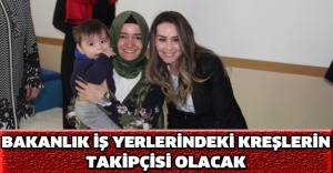 Bakanlık iş yerlerindeki kreşlerin takipçisi olacak