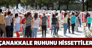 Çanakkale ruhunu hissettiler