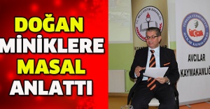 Doğan miniklere masal anlattı