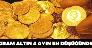 Gram altın 4 ayın en düşüğünde