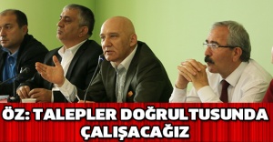 Öz: Talepler doğrultusunda çalışacağız
