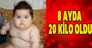 8 ayda 20 kilo oldu