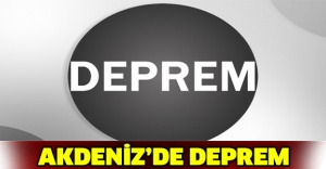 Akdeniz’de deprem