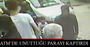 ATM’de unuttuğu parayı kaptırdı