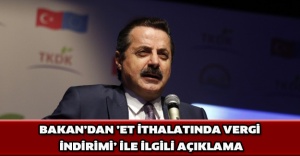 Bakan’dan ’et ithalatında vergi indirimi’ ile ilgili açıklama