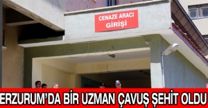 Erzurum’da bir uzman çavuş şehit oldu
