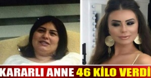 Kararlı anne 46 kilo verdi