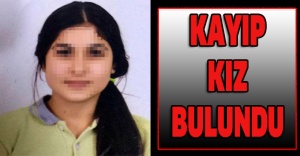 Kayıp kız bulundu