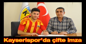Kayserispor’da çifte imza